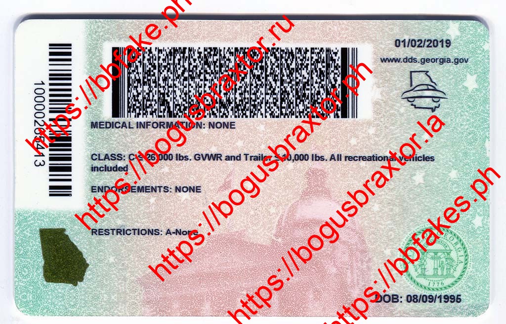 Georgia Fake ID - Image 6