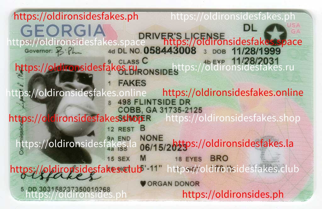 Best & Fast Fake ID Service | Georgia Driver License
