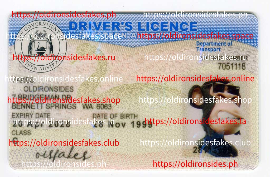 Best & Fast Fake ID Service | Western Australia Driver License