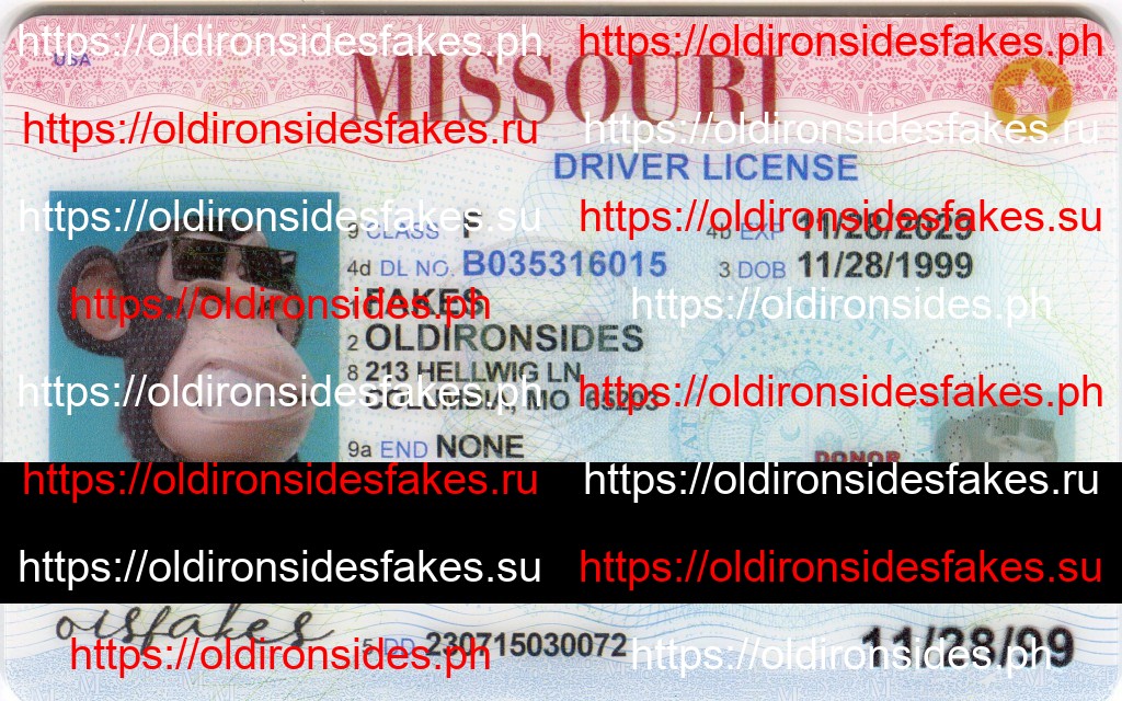 Best & Fast Fake ID Service | Missouri Driver License